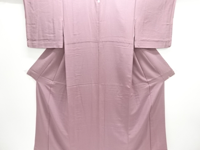 一つ紋色無地着物